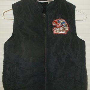 Boy's Transformers Puffer Vest Jacket Black Size 6 Optimus Prime